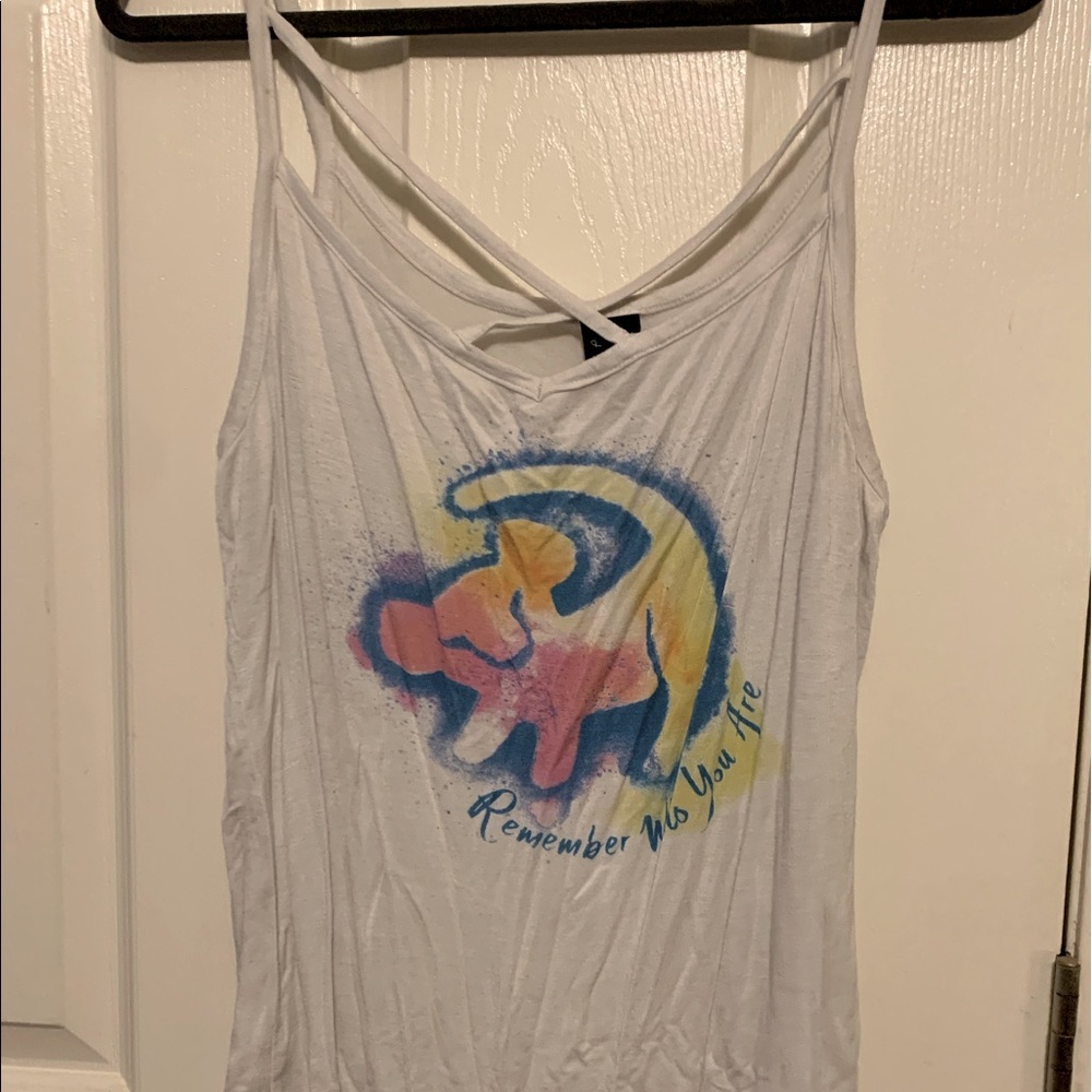 Disney Lion King Criss cross tank top